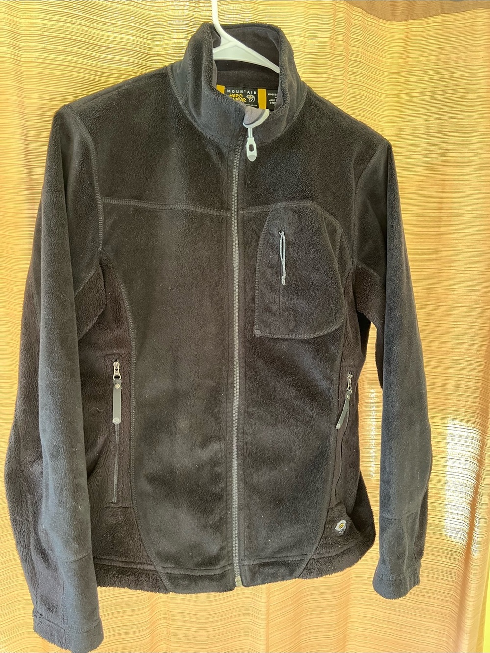 Mountain Hardwear Black Full-Zip Lightweight Fleece Jacket